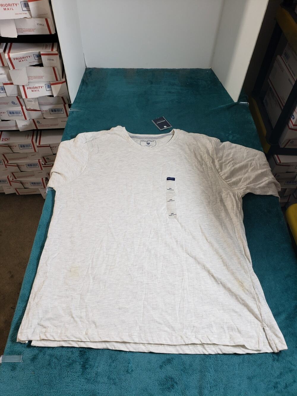 Architect Shirt Size 2XL XXL Mens White Short Sleeve Crew Neck Work New